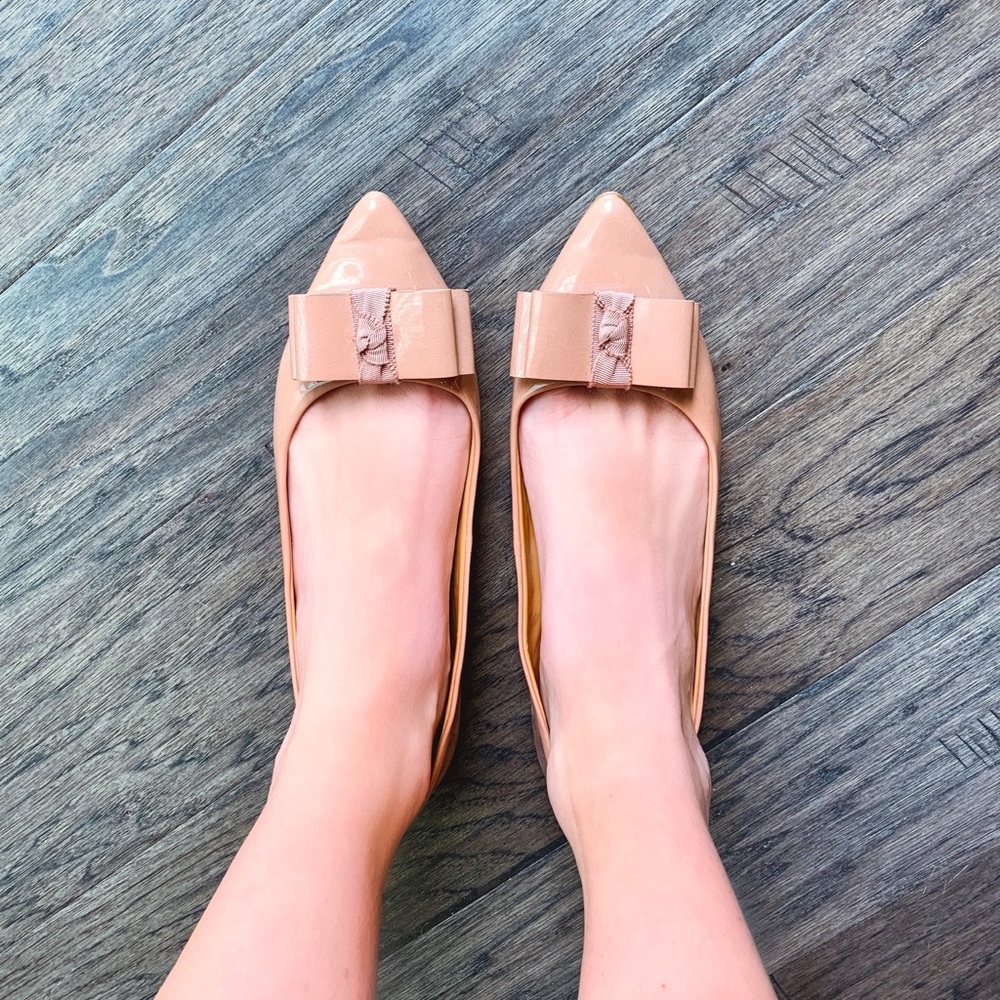J.crew bow flats 🎀